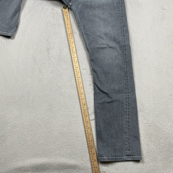 Revtown Sharp Jeans Men's 31x29 Gray Stone Wash Stretch Comfort Grunge Whisker - Picture 6 of 9